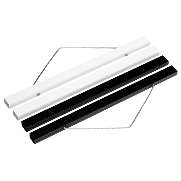 Wholesale Matte Black Magnetic Poster Hanger for Modern Canvas Prints